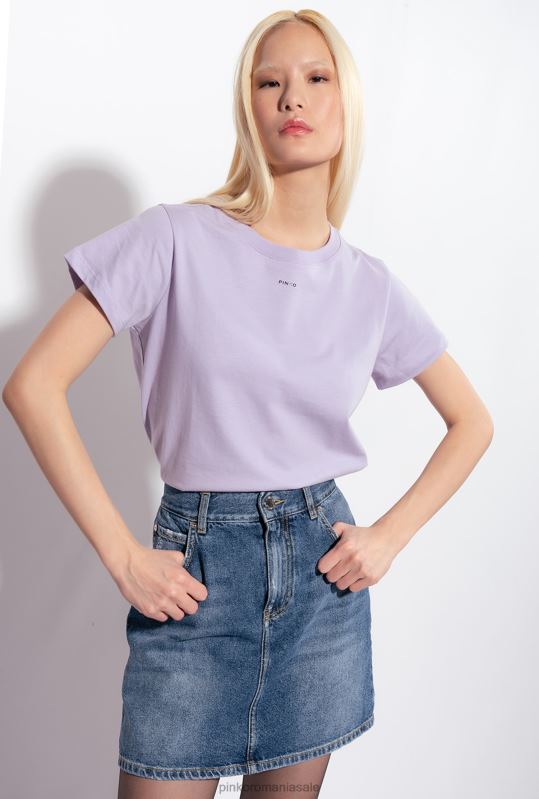 tricou | tricou cu micro Pinko liliac - sorbet ușor B0D08410