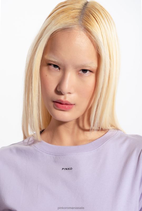 tricou | tricou cu micro Pinko liliac - sorbet ușor B0D08410