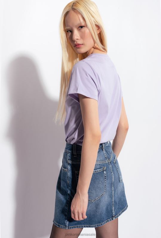 tricou | tricou cu micro Pinko liliac - sorbet ușor B0D08410