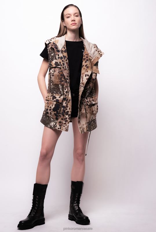 tricou | tricou cu mini broderie păsări dragoste Pinko limuzina neagră B0D08494