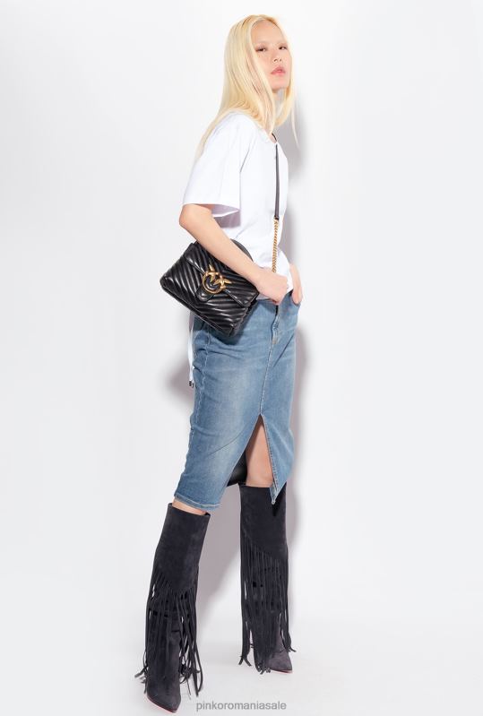 tricou | tricou cu siret pe spate Pinko alb strălucitor B0D08429