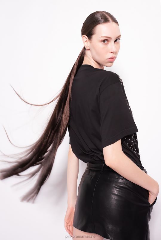 tricou | tricou love me forever Pinko limuzina neagră B0D08396