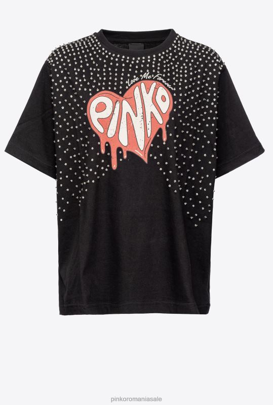 tricou | tricou love me forever Pinko limuzina neagră B0D08396