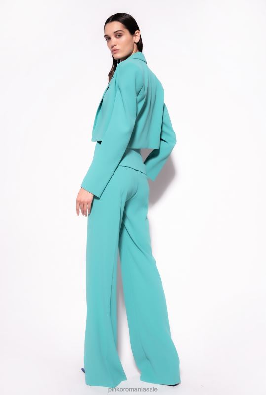 jachete casual | jachetă spencer din crepon elastic Pinko albastru B0D08602