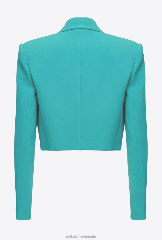 jachete casual | jachetă spencer din crepon elastic Pinko albastru B0D08602