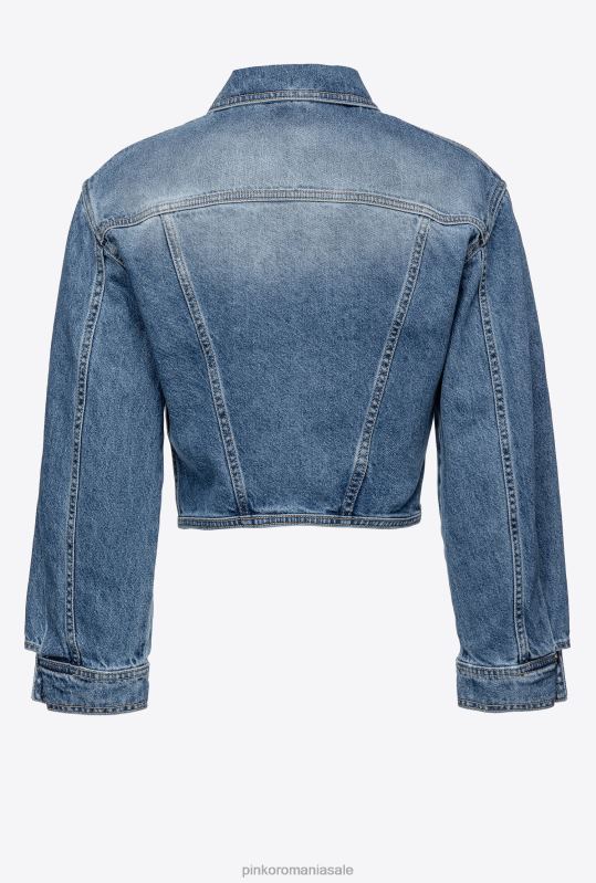 jachete casual | jacheta denim cu siret Pinko spălare vintage medie B0D08817