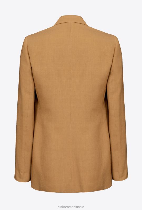 jachete casual | sacou curgător din viscoză și in Pinko muştar B0D08592