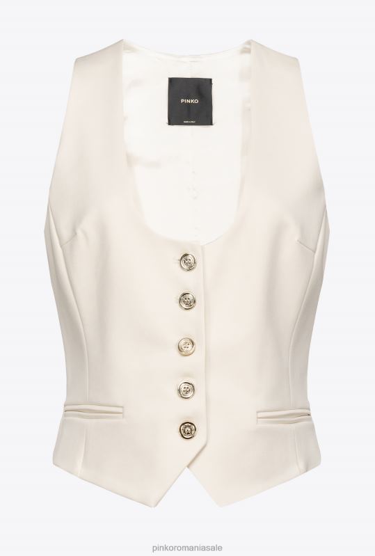 paltoane | vestă scurtă din material tehnic Pinko roz alb fum B0D08559