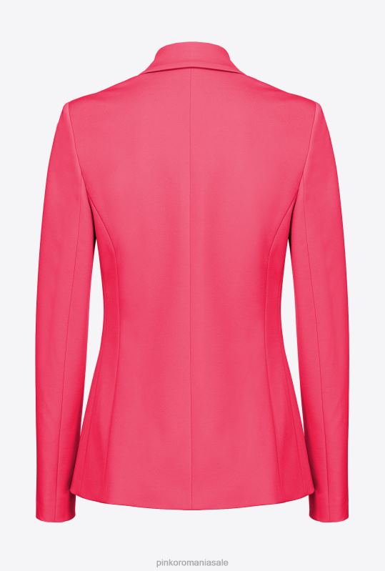 sacouri | blazer cu nasturi bijuterii Pinko roșu zmeură B0D08568