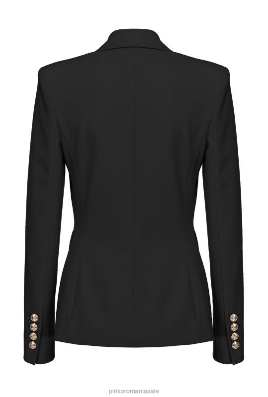 sacouri | blazer cu un singur piept Pinko limuzina neagră B0D08587