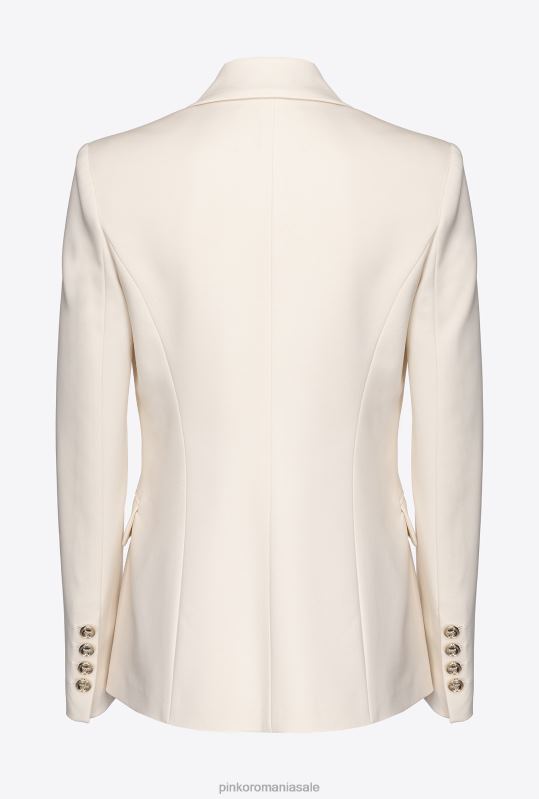 sacouri | blazer cu un singur piept Pinko roz alb fum B0D08588