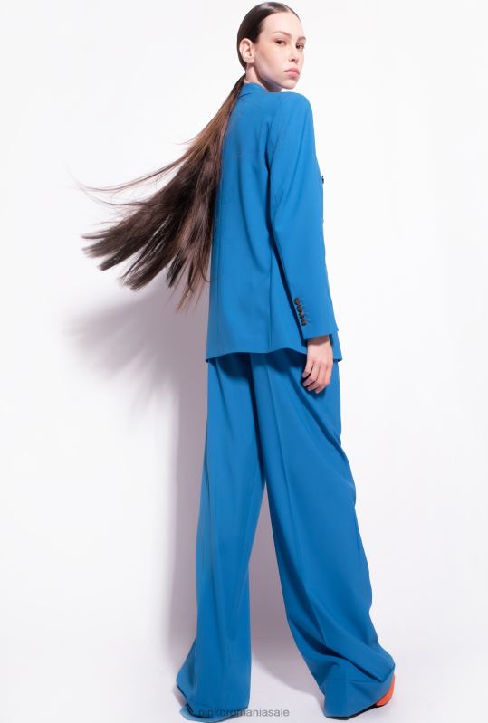 sacouri | blazer din pânză de lână Pinko director albastru B0D08582