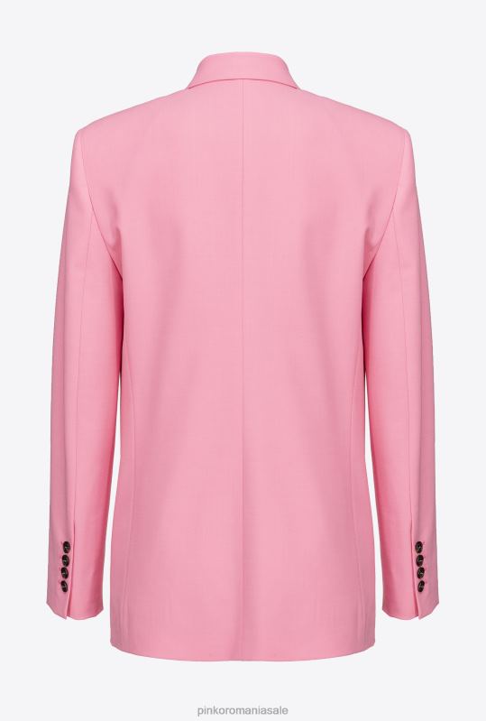 sacouri | blazer din pânză de lână Pinko roz convolvulus B0D08581