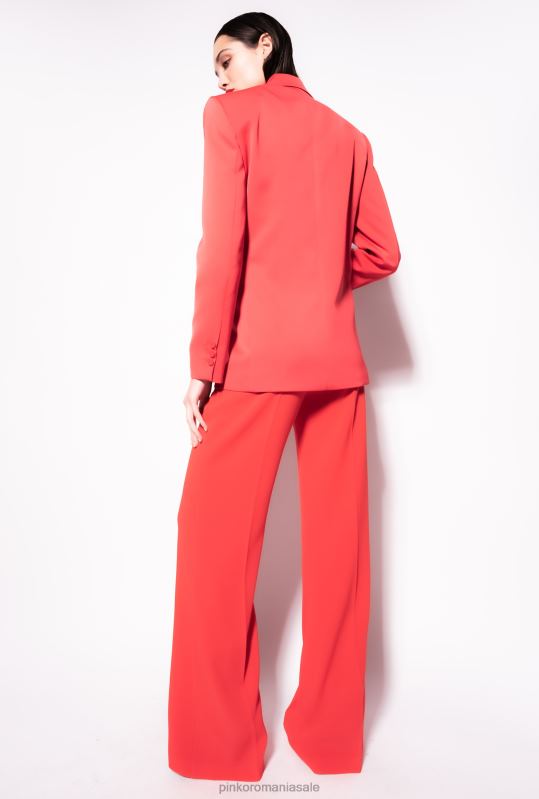 sacouri | blazer satin envers Pinko formula 1 roșu B0D08566