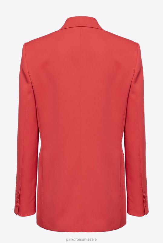 sacouri | blazer satin envers Pinko formula 1 roșu B0D08566