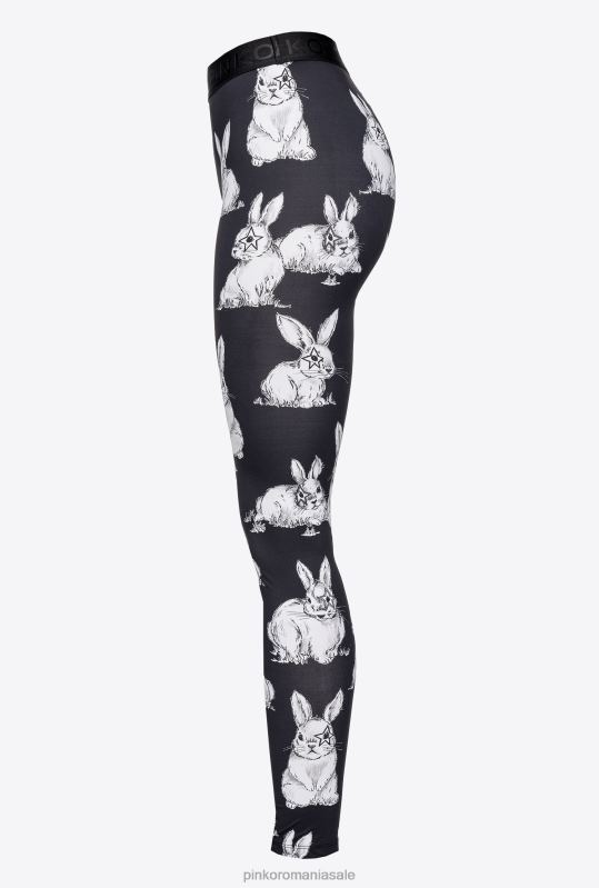 îmbrăcăminte de jogging și jambiere | jambiere de iepure Pinko negru/gri/alb B0D08772