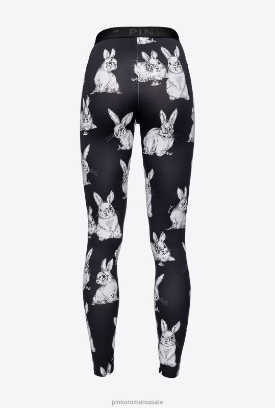 îmbrăcăminte de jogging și jambiere | jambiere de iepure Pinko negru/gri/alb B0D08772