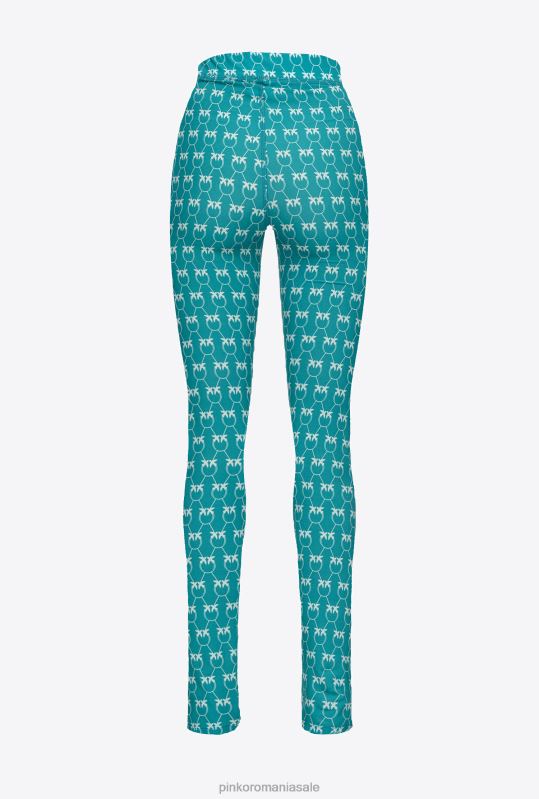 îmbrăcăminte de jogging și jambiere | jambiere monograme Pinko acvamarin/verde B0D08713