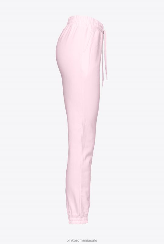 îmbrăcăminte de jogging și jambiere | pantaloni de jogging cu imprimeu cu logo Pinko liliac prăfuit B0D08717