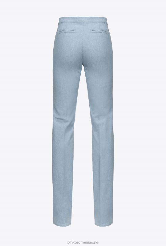 pantaloni casual | blugi confortabili din denim Pinko spălare cu înălbitor B0D08681