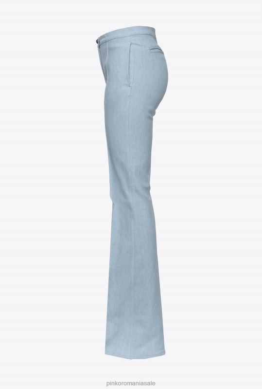 pantaloni casual | blugi confortabili din denim Pinko spălare cu înălbitor B0D08681