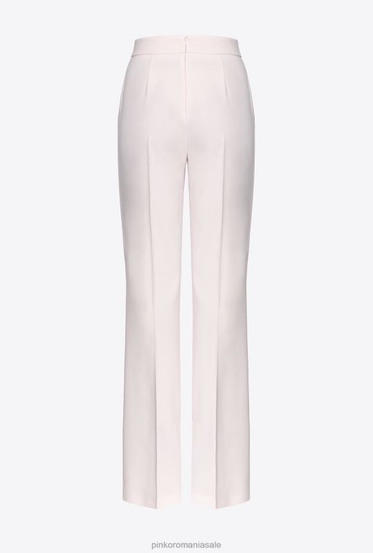 pantaloni casual | pantaloni cu nasturi aurii Pinko nor roz B0D08660