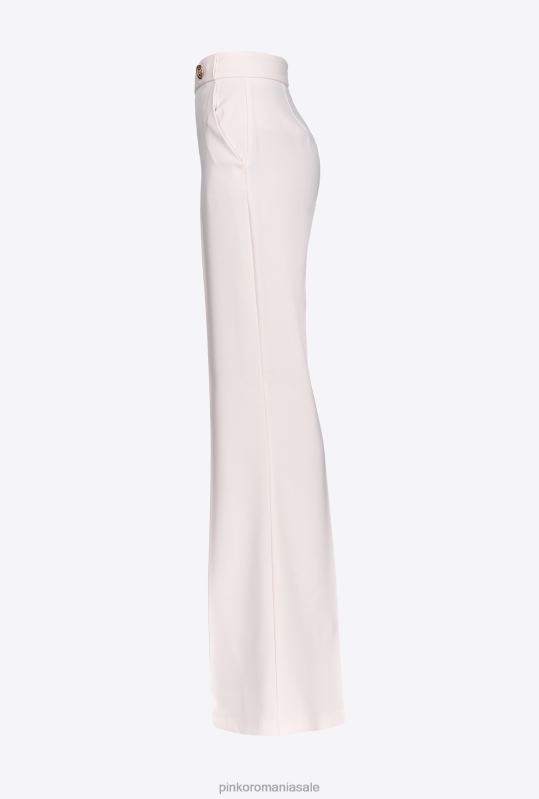 pantaloni casual | pantaloni cu nasturi aurii Pinko nor roz B0D08660