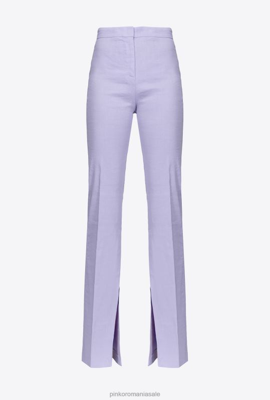 pantaloni casual | pantaloni cu tiv Pinko orhidee ușoară B0D08728