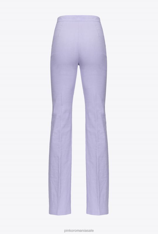 pantaloni casual | pantaloni cu tiv Pinko orhidee ușoară B0D08728