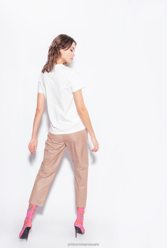 pantaloni casual | pantaloni din piele ultra-ușori Pinko roz almandin B0D08720