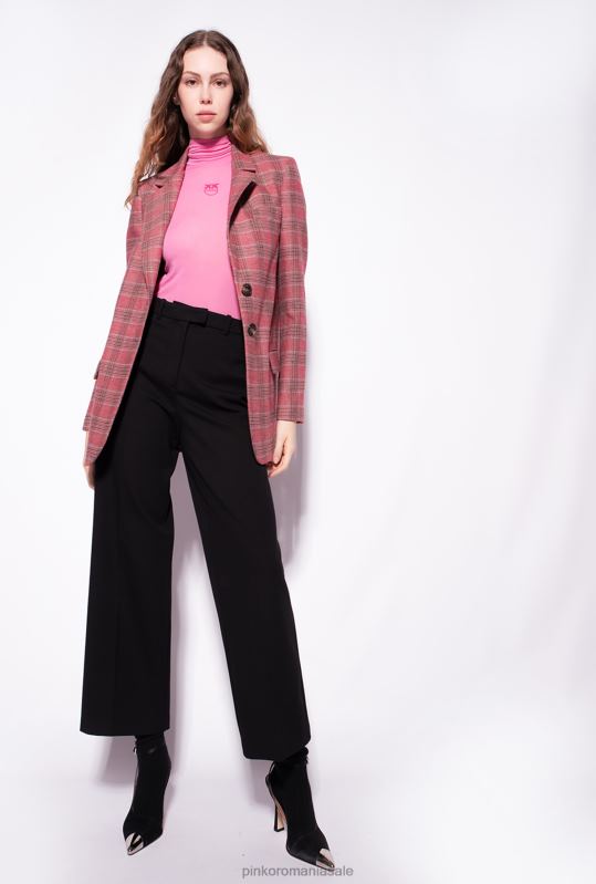 pantaloni casual | pantaloni elastici largi Pinko limuzina neagră B0D08781