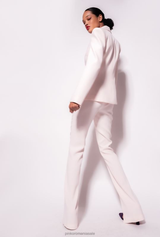 pantaloni casual | pantaloni slim-fit cu tiv Pinko nor roz B0D08724