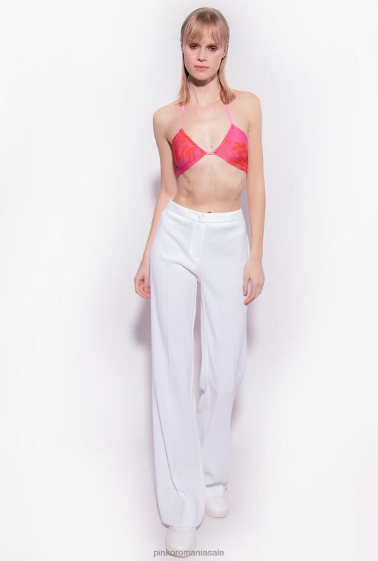 pantaloni casual | pantaloni stretch evazați Pinko nor alb B0D08666