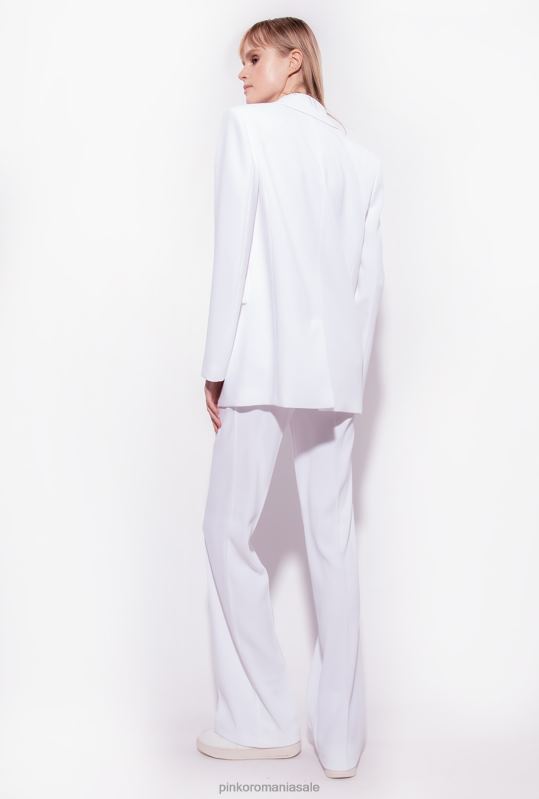 pantaloni casual | pantaloni stretch evazați Pinko nor alb B0D08666