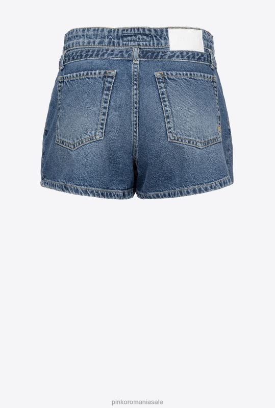 pantaloni scurți | fuste pantaloni din denim Pinko spălare vintage închisă B0D08689
