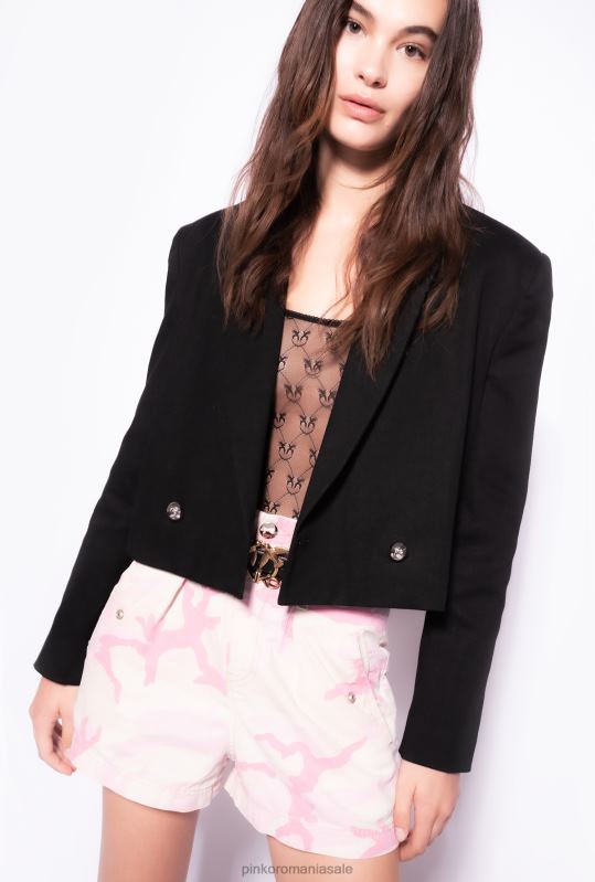 pantaloni scurți | pantaloni scurți cargo de camuflaj Pinko multi.nud/roz B0D08750