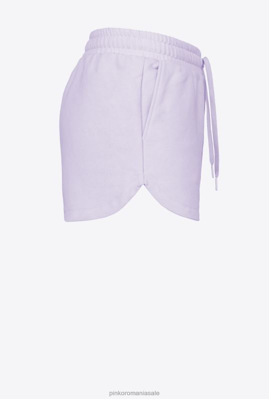pantaloni scurți | pantaloni scurți cu imprimeu cu logo Pinko liliac - sorbet ușor B0D08756
