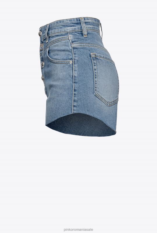 pantaloni scurți | pantaloni scurți cu nasturi mixți Pinko spalare medie usoara B0D08771