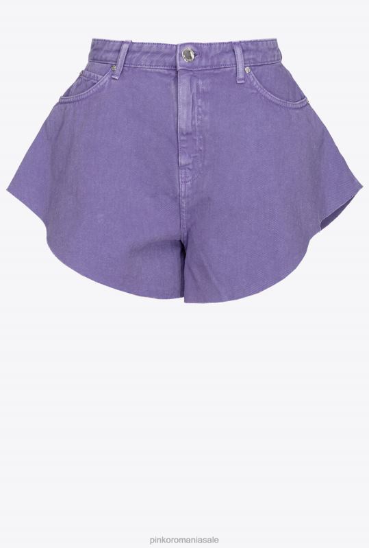 pantaloni scurți | pantaloni scurți fluture din material taur Pinko liliac lavandă B0D08656