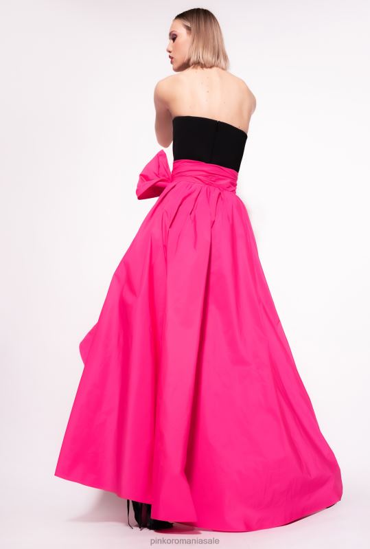 rochii lungi | rochie din două piese cu costum de joacă Pinko negru/fucsia B0D08135