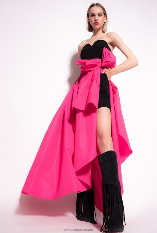 rochii lungi | rochie din două piese cu costum de joacă Pinko negru/fucsia B0D08135