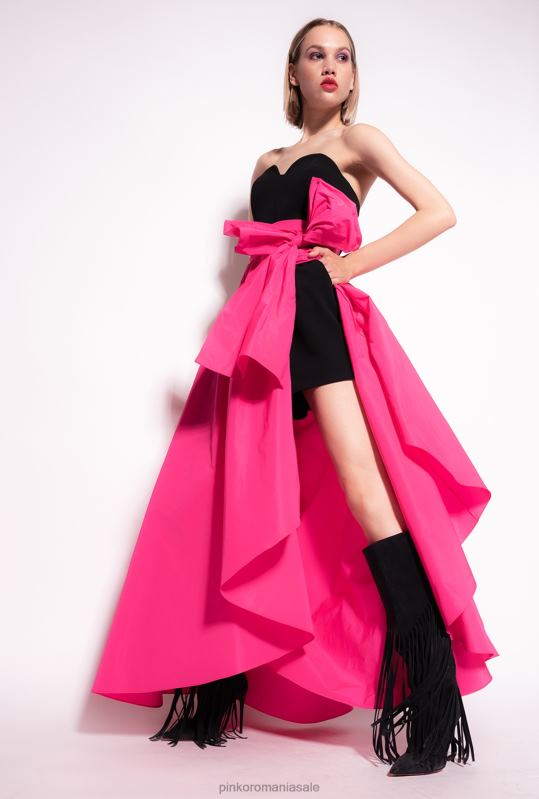 rochii lungi | rochie din două piese cu costum de joacă Pinko negru/fucsia B0D08135