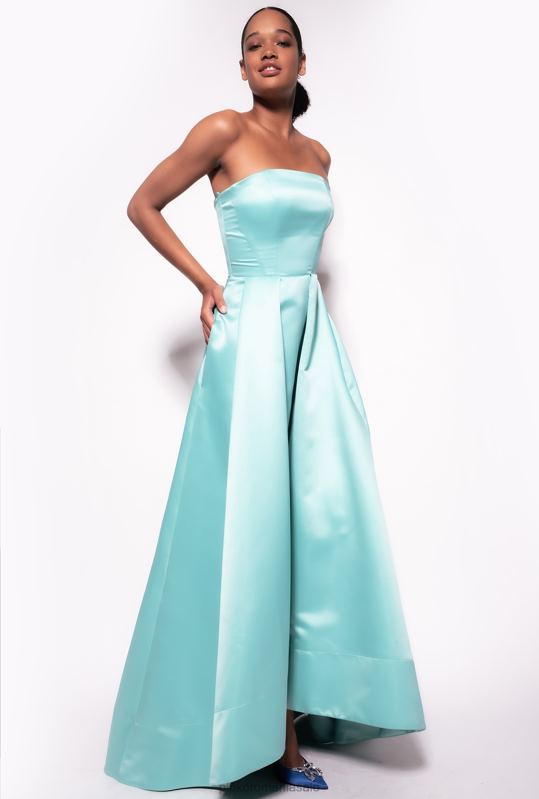 rochii lungi | rochie eleganta de ducesa Pinko albastru nil B0D08191