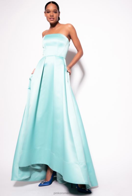 rochii lungi | rochie eleganta de ducesa Pinko albastru nil B0D08191