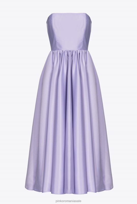 rochii de lungime mijlocie | rochie midi duchesa Pinko liliac - sorbet închis B0D0843