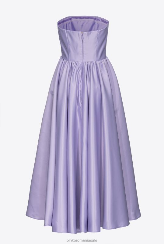 rochii de lungime mijlocie | rochie midi duchesa Pinko liliac - sorbet închis B0D0843