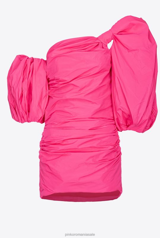 rochii scurte | rochie mini cu maneci balon Pinko violet fucsia B0D0891