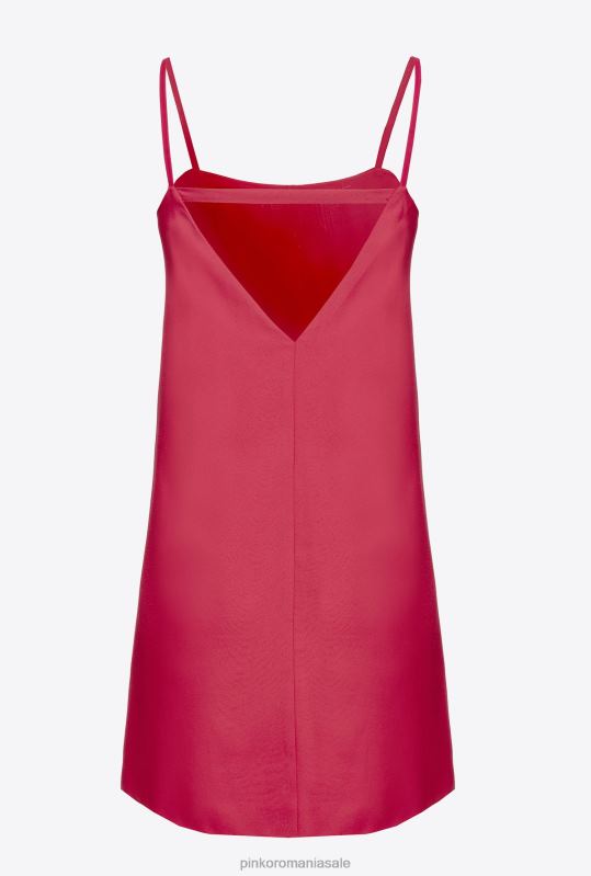 rochii scurte | rochie mini cu paiete dreptunghiulare Pinko roșu zmeură B0D08134