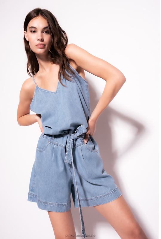 salopete si salopete | costum din denim fluid Pinko spalare usoara B0D08152