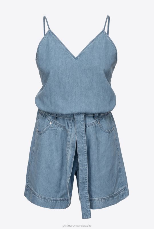salopete si salopete | costum din denim fluid Pinko spalare usoara B0D08152